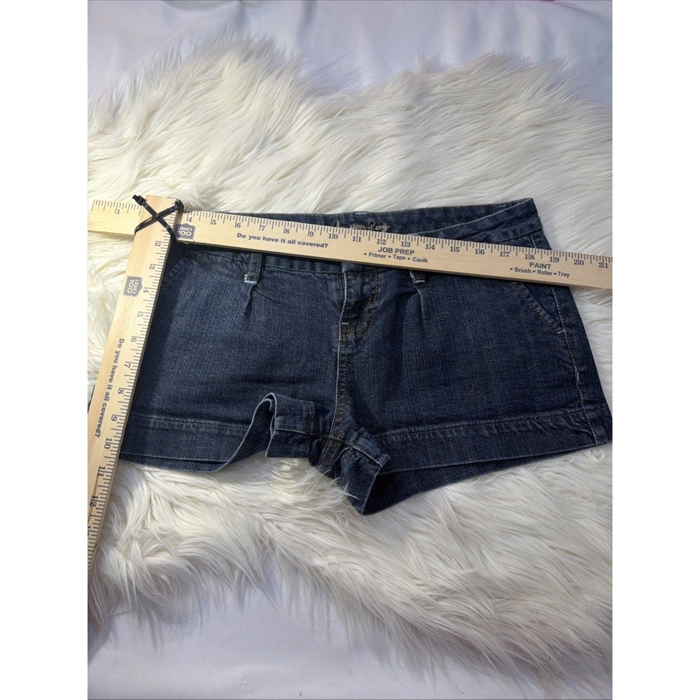 American Rag Cie Vintage Curvy Women Blue Cut Off Denim Shorts Size 9 Sexy 221 - Picture 10 of 10